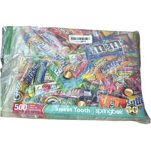 Springbok Sweet Tooth 1000 Piece Puzzle Candy Themed Puzzle USA Made Sealed